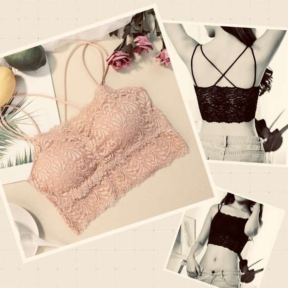 LACE BRALETTE-NUDE-NEW - Picture 2 of 5